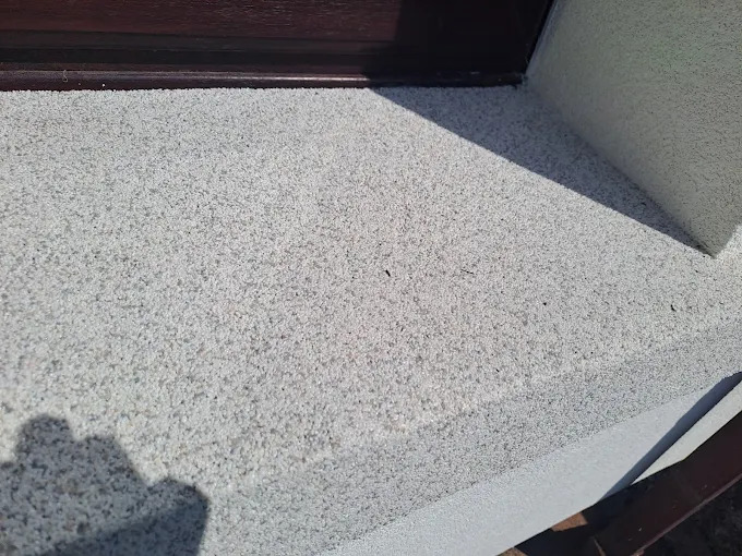 Finished external sill detail